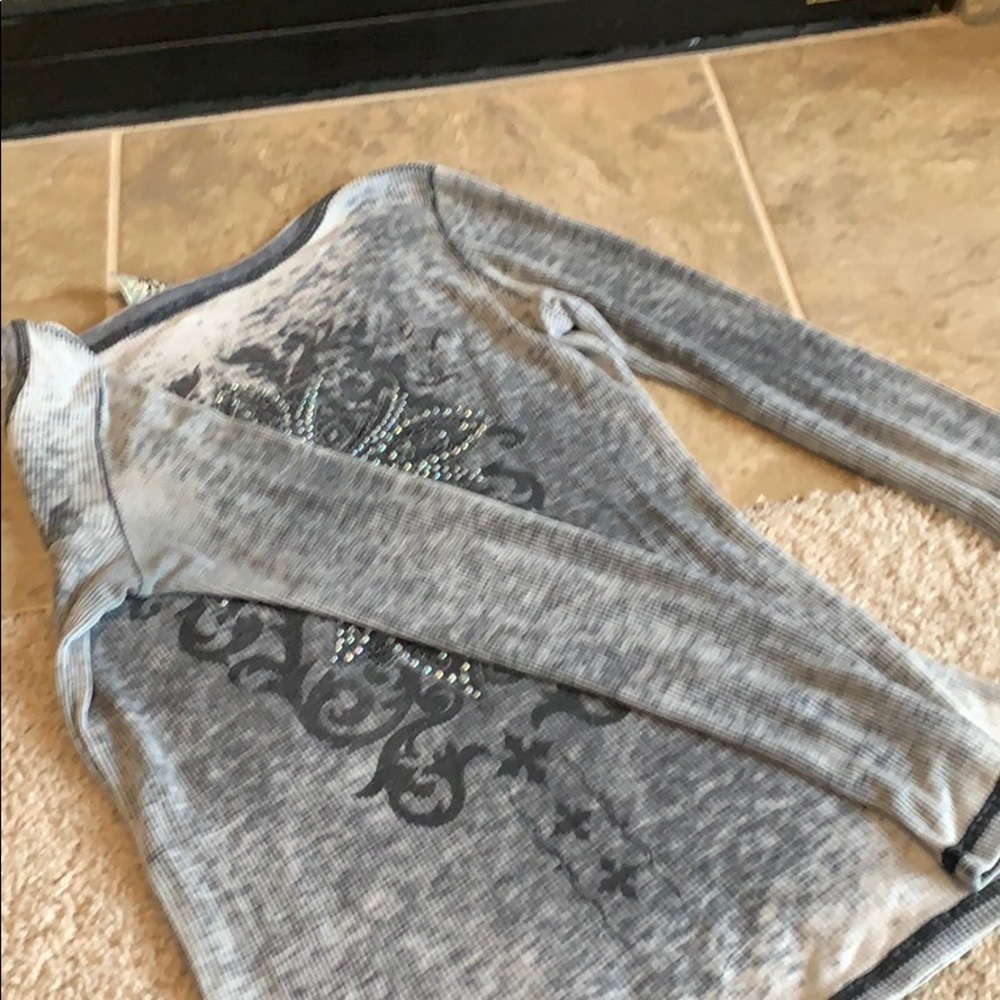 Vocal waffle long sleeve shirt.